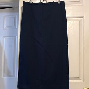 Sunday Best Dark Blue Midi Pencil Skirt